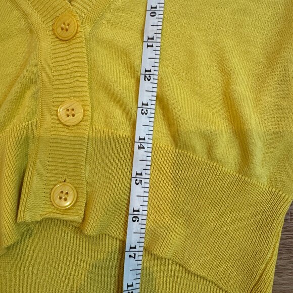 Maggie London Petite Yellow Cardigan – Petite Large - Picture 10 of 11